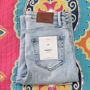 Hidden Harley Jeans Women's Light Blue Slim Mom Jeans New NWT Size 28